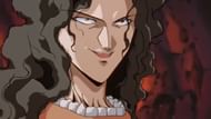 Elder Toguro, with Gourmet's mouth visible on the bottom part of the screen (Image via Pierrot)